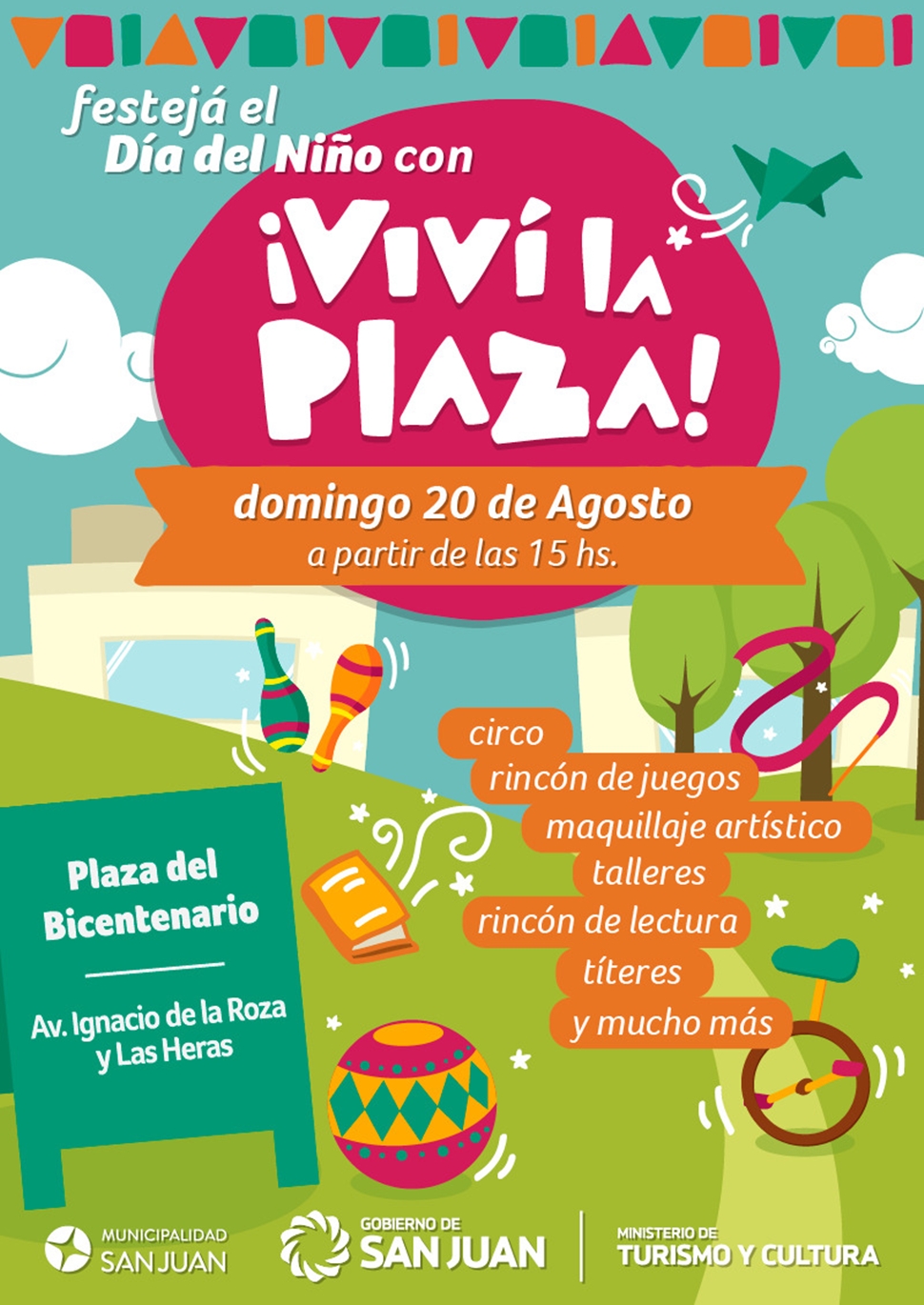 Día del niño: Conocé los festejos que se realizarán este fin de semana