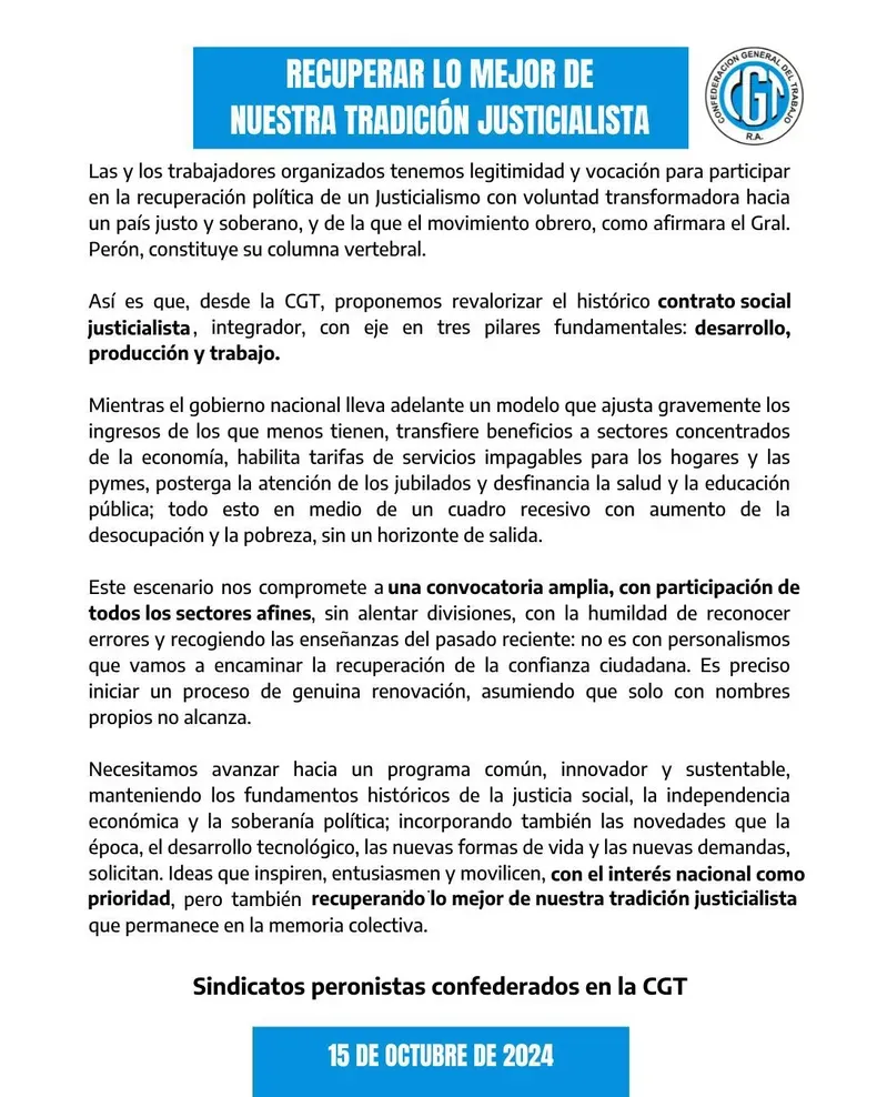 Documento CGT