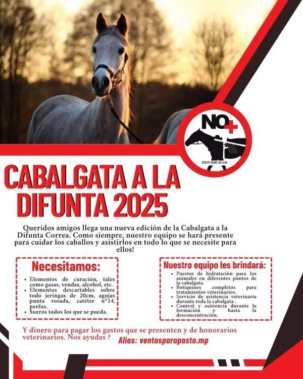 Amigos llega otra cabalgata más y como siempre, NO PODEMOS DEJARLOS SOLOS!!!!!!!! Toda ayuda es bienvenida ya que llevaremos botiquines y veterinario  ❤Nos ayudas  Alias- ventasparapasto.mp