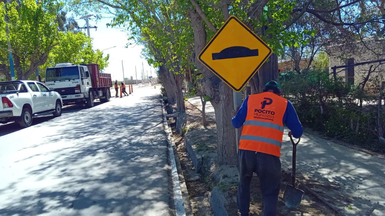 Reductores de velocidad en Pocito 1