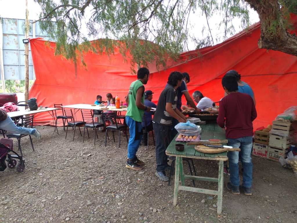 Olla popular en Calingasta