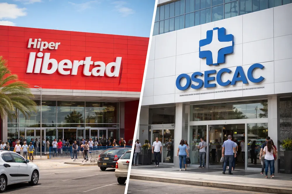 Hiper Libertad y OSECAC en contraste