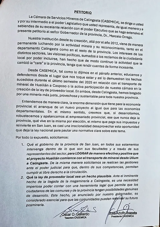 Petitorio CASEMICA 1