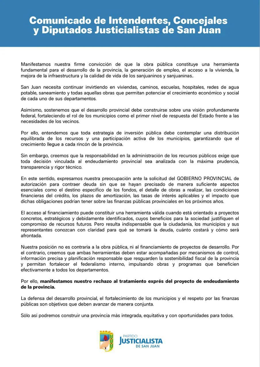 Comunicado PJ