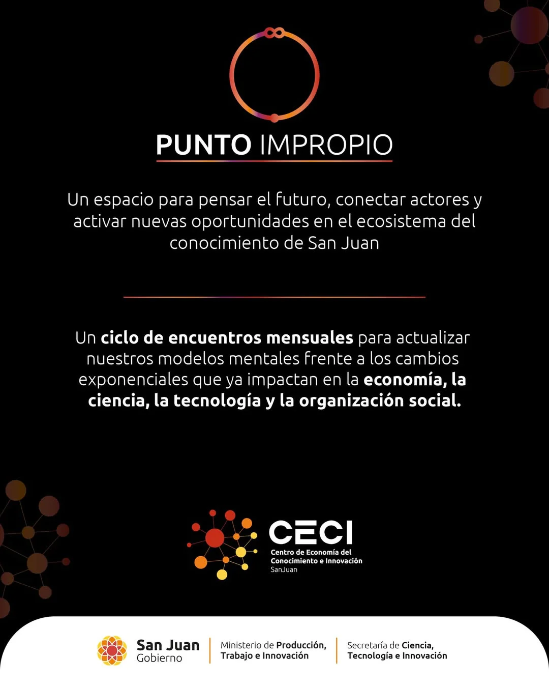 🚀 PUNTO IMPROPIO en CECI No venimos a dar respuestas, venimos a hacer mejores preguntas. Porque (1)